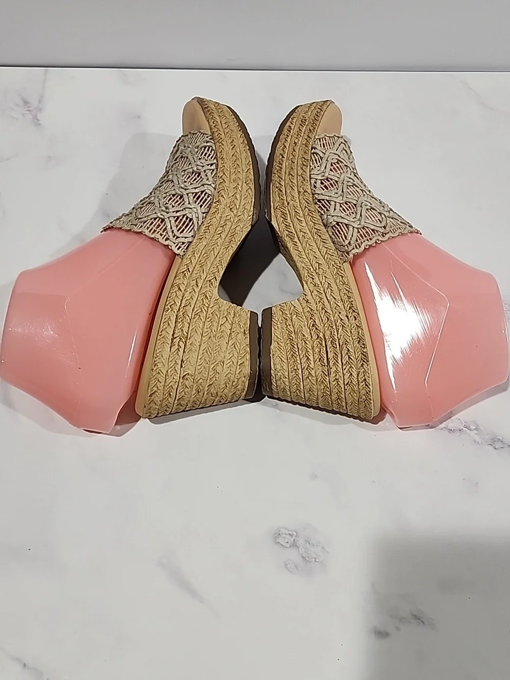 Cliffs By White Mountain Platform Woven Slide Sandal